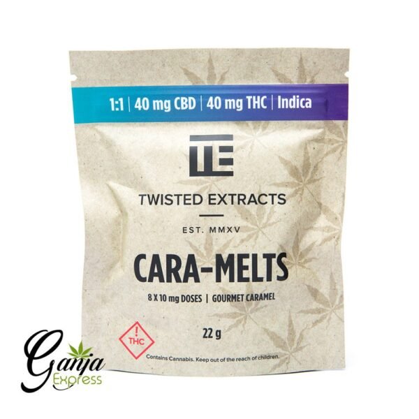 Cara-Melts – (40mg CBD:40mg THC) Indica