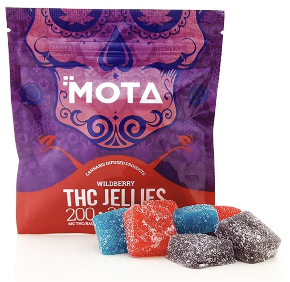 Mota 200mg THC Wild Berry Jellies