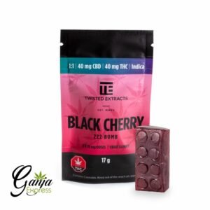 ZZZ Jelly Bomb – Black Cherry (40mg CBD:40mg THC) Indica